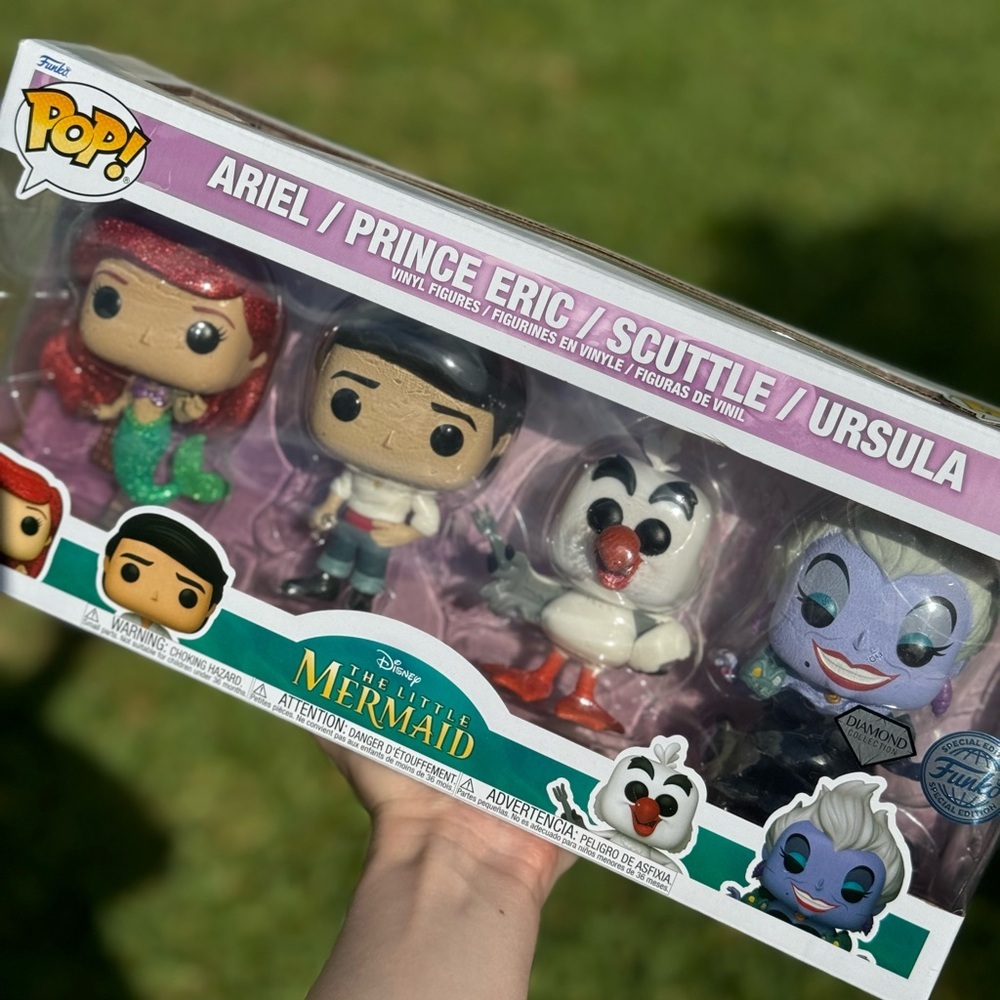 RARE funko 4 pack! The Little Mermaid Disney